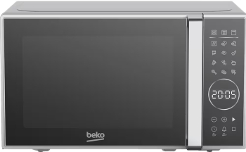 Cuptor microunde cu grill BEKO MGC20130SB 20l 700W Afisaj Digital Auto Cook 6 trepte de putere argintiu-negru 