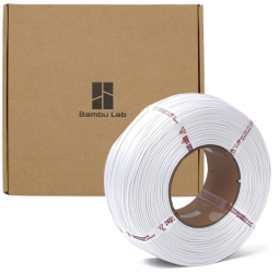 Rezerva filament PLA Basic 1.75 mm Alb Bambu Lab 