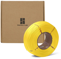 Rezerva filament PLA Basic 1.75 mm Galben Bambu Lab 