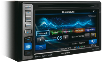 Sistem Multimedia auto 2 DIN Alpine IVE-W585BT Ecran 6.2&rdquo DVD Bluetooth USB si Tuner FM 