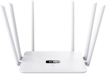 Router wireless NBKEY MK1200 6 antene 1000Mbps Full Gigabit Dual Band 2.4G&5G protocol 802.11n MU-MIMO Wi-Fi Wave2 alb 