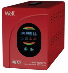 Ups Centrale Termice 800va/480w Rosu Well 