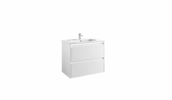 Mobilier Baie Suspendat cu Lavoar Klea alb lucias 