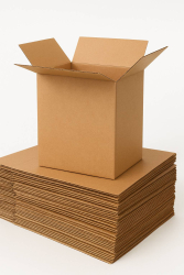 Set 360 cutii clasice natur din carton ondulat CO3 200X150X280 