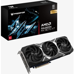 Placa video Acer AMD Radeon RX 9070 XT Predator BiFrost OC 16GB GDDR6 256 bit 