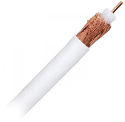 Coaxial Cupru RG59 Rola 100m Emtex PVC 
