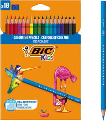 Creioane colorate Tropicolors P/18 BIC 