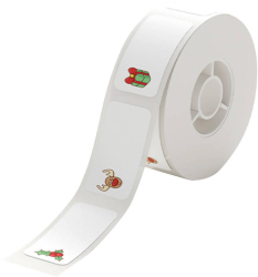 Etichete termice pahare autocolante 12x30mm 210 buc Craciun 