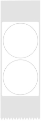 Etichete termice rotunde Niimbot 14x28mm 220 buc alb 