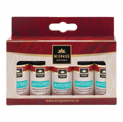 Pachet 5 uleiuri parfumate aromaterapie ANTISTRES Kingaroma 