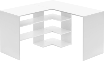 Birou de colt DTD alb Tamari 120x120x75 4 cm 