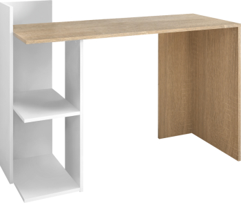 Birou stejar sonoma alb Zino 120x52x87 5 cm 