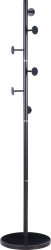 Cuier pardoseala negru metal/marmura Triton 36 5x176 cm 