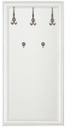Cuier perete DTD alb alpin Kentak 75x3x144 cm 