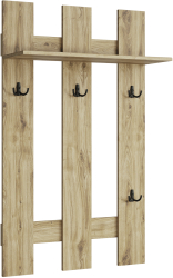 Cuier perete DTD stejar navarra Dorsi 75x27 2x125 cm 