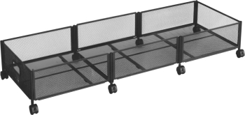 Cutie depozitare roti metal negru Tomko 120x40x16 cm 