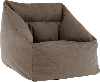 Fotoliu tip puf textil maro Urason 80x80x80 cm 
