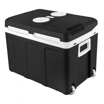 Geanta frigorifica electrica First Austria FA-5170-2-BA 58W 40 l Clasa F 240/12V Organizare interna Negru/alb 