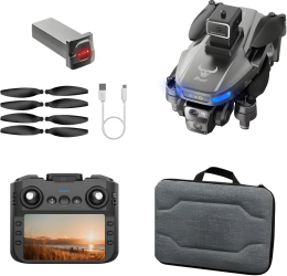 HexaCraft SkyviKING MAX &ndash Drona cu 2 camere HD ecran 5.9 inch GPS evitarea obstacolelor 360 retur automat 25min zbor motor brush 