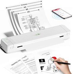 Imprimanta termica portabila A4 GlowforHome fara fir fara tus A4 dimensiuni reduse printare A4 pentru poze contabilitate imagini f 