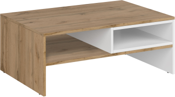 Masuta DTD alb stejar wotan VILGO 90x60x35 5 cm 