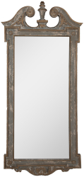 Oglinda perete lemn verde maro vintage 65x3x145 cm 