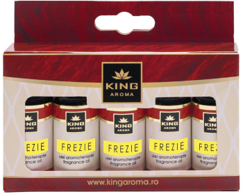 Pachet 5 uleiuri parfumate aromaterapie FREZIE Kingaroma 