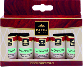 Pachet 5 uleiuri parfumate aromaterapie LACRAMIOARE Kingaroma 