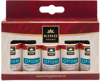 Pachet 5 uleiuri parfumate aromaterapie OPIUM Kingaroma 