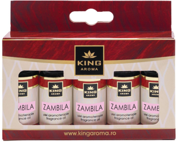 Pachet 5 uleiuri parfumate aromaterapie ZAMBILA Kingaroma