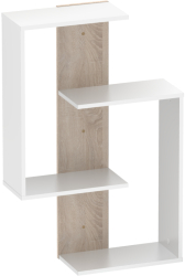 Polita suspendata alb stejar sonoma Valpa 65x22x100 cm 