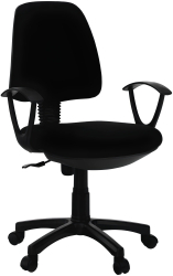 Scaun birou negru Colby 60x52x90-100 cm 