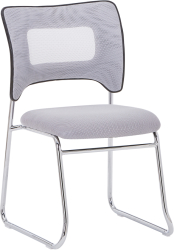 Scaun stivuibil gri crom Delos 47x56x82.5 cm 