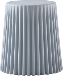 Taburet plastic gri deschis Akanit 39x32x43 5 cm 