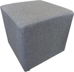 Taburet tesatura Savana gri Regor 40x40x39 cm 