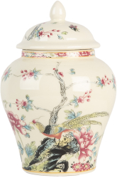 Vaza flori ceramica multicolora 12x18 cm 