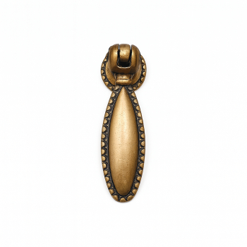 Buton metalic tragator BRONZ - M02 antichizat 