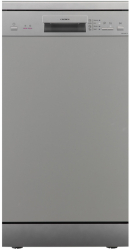 Masina de spalat vase slim Crown DWC4540C SL Program ECO Incarcare la jumatate 9 seturi 2 cosuri 45 cm Clasa E Argintie 