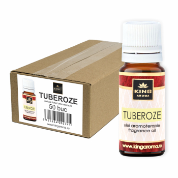 Pachet 50 uleiuri parfumate aromaterapie TUBEROZE Kingaroma 10 ml 