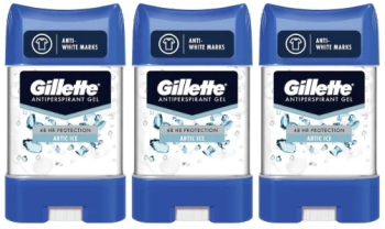 Set 3 x Gillette Artic Ice Deodorant Stick Clear 70ml 