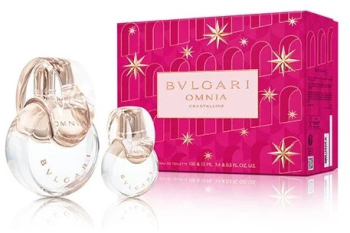 Set cadou Bvlgari Omnia Crystalline pentru femei EDT 100 ml + EDT 15 ml + 75 ml lotiune de corp 