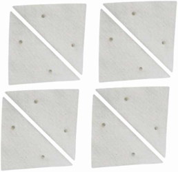 Set de 20 Rezerve Mercaton pentru Stergatoare Magnetice in Forma de Triunghi Marime Universala Compatibile cu Majoritatea Sist 