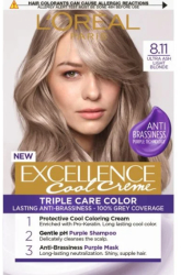 Vopsea LOreal Paris Excellence Cool Hair 8.11 Ultra Ash Light Blonde 