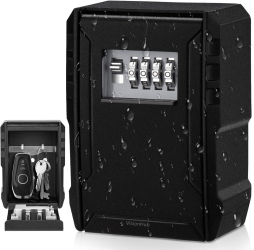 Cutie metalica cu cifru pentru depozitare chei VisionHub® Caseta exterioara impermeabila rezistenta de capacitate foarte mare aliaj