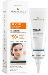 AKNSUN Crema cu SPF 50+ Matifianta pentru Ten Acneic si Gras Bio Balance MEDIUM 40 ml 