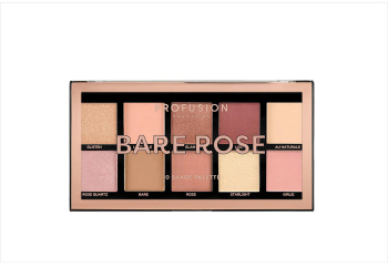 Bare Rose Paleta Farduri Vegane 10 Nuante Profusion Cosmetics 103 gr