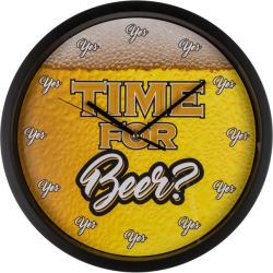 Ceas de perete Time for beer 