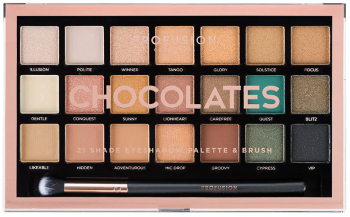 Chocolates Paleta Farduri 21 Nuante si 1 Pensula Profusion Cosmetics 245 gr 
