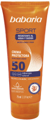 Crema protectie solara SPF50 pentru fata si corp rezistenta la apa Sport Babaria 75 ml 