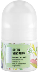 Deodorant natural pe baza de bicarbonat de sodiu pentru femei Green Tea Sensation DEO TRAVEL Biobaza 20 ml